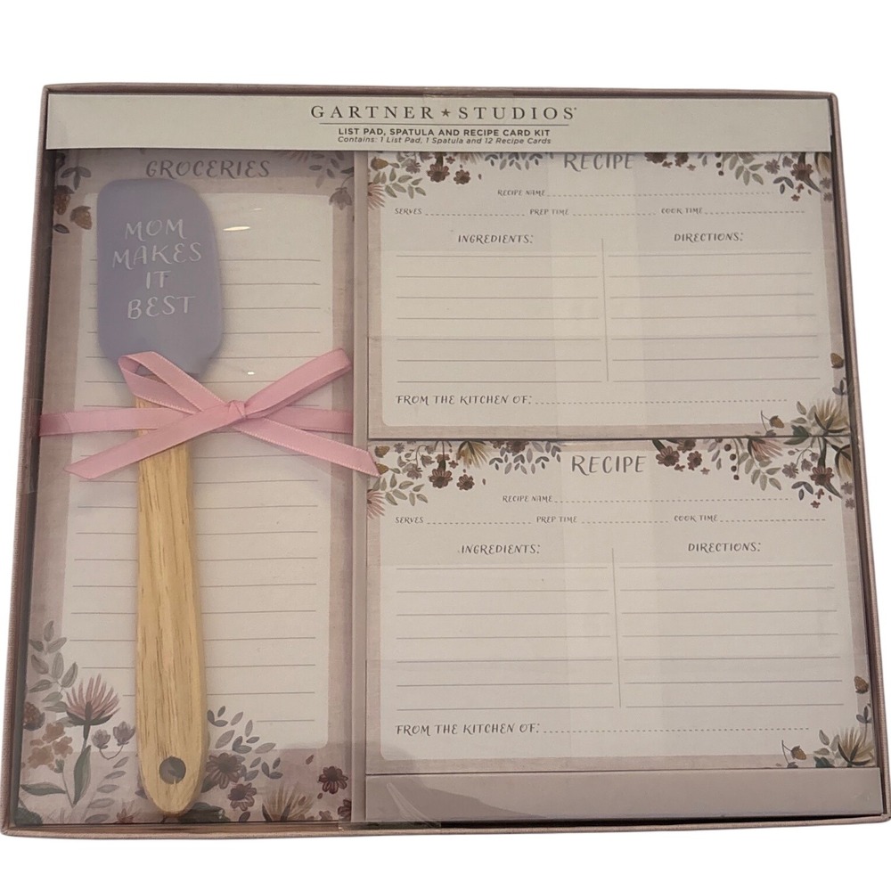 Gartner Studios List Pad Spatula Recipe Card Kit Mom Makes It Best‎ New Mothers